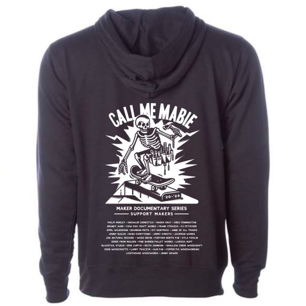 call me mabie hoodie tour 2024 black